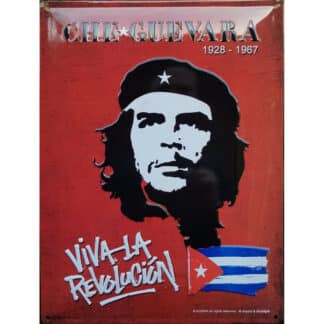 CHE GUEVARA - Plaque métal décorative CHE GUEVARA "Viva la revolución